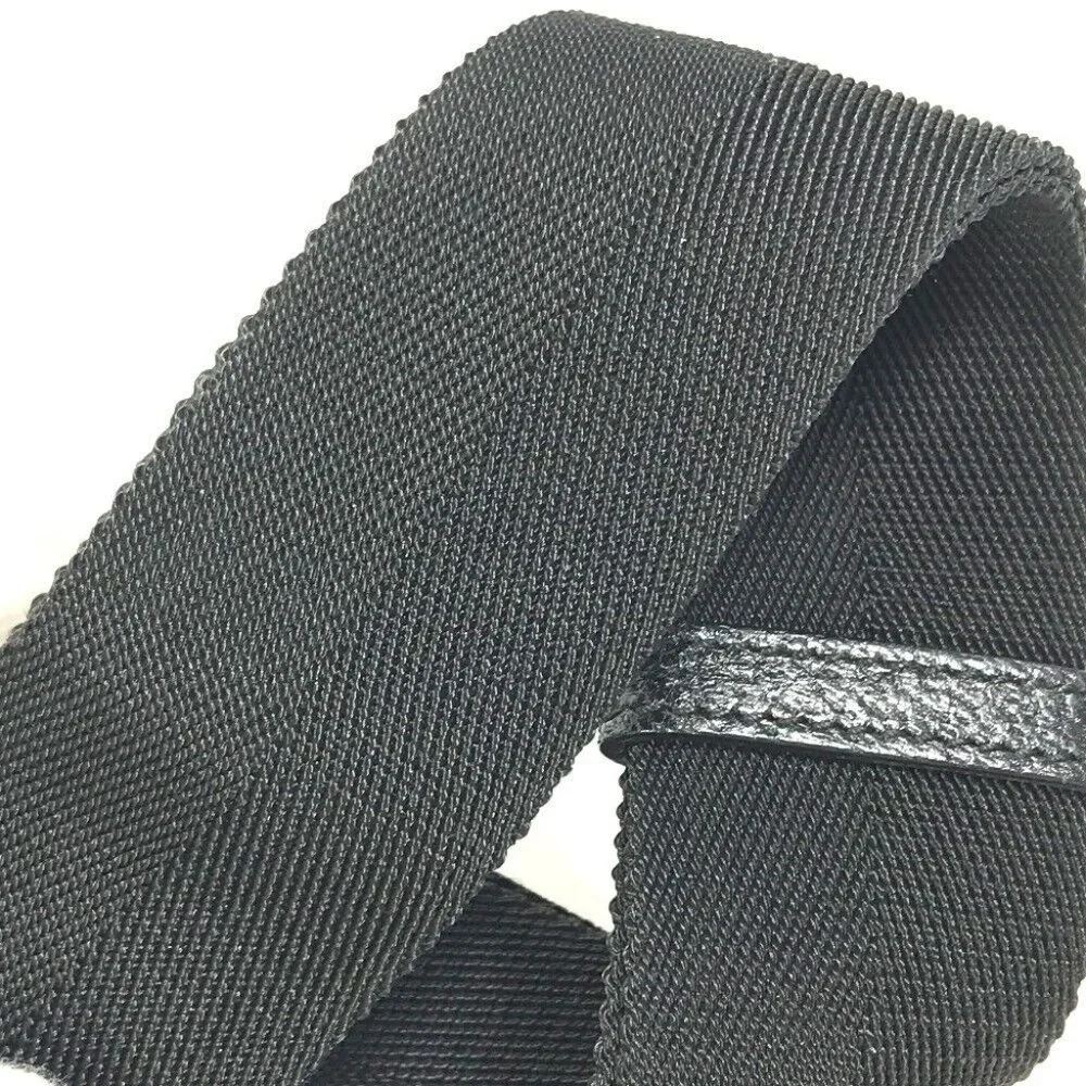 GUCCI GG Belt bag body bag Waist Pouch GGCanvas / Leather Black